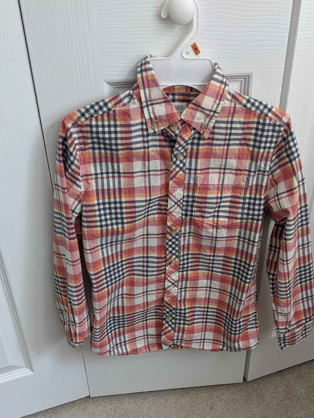 Gymboree Boys Plaid Button-Up Shirt - Size M ( 7-8